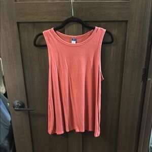 Old Navy Pink Sleeveless Relaxed Tank Top